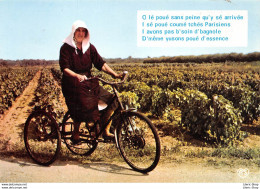 VIEILLE FEMME EN QUICHENOTTE À TRICYCLE DANS LES VIGNES ►ÉDIT. ARTAUD N°49 Cpm Gf 1985 ♦♦♦ - Vestuarios