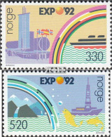 Norwegen 1094-1095 (kompl.Ausg.) Postfrisch 1992 EXPO 92 - Nuevos