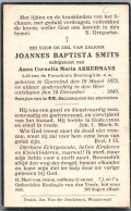 Bidprentje Gooreind - Smits Joannes Baptista (1872-1943) - Andachtsbilder