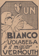 Vermouth Bianco ISOLABELLA - 1922 Pubblicità Epoca - Vintage Advertising - Publicités