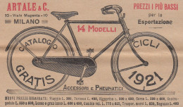 Biciclette ARTALE & C. - 1922 Pubblicità - Vintage Advertising - Publicités