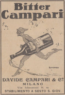 CAMPARI - Illustrazione Schiavon - Soldato Che Corre - 1922 Pubblicità - Publicités