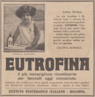 Eutrofina - Calova Jolanda - 1923 Pubblicità - Vintage Advertising - Pubblicitari