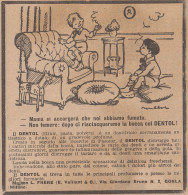 Dentifricio DENTOL - Vignetta - Fanciulli In Casa - 1923 Pubblicità - Pubblicitari