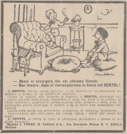 Dentifricio DENTOL - Vignetta - Fanciulli In Salotto - 1923 Pubblicità - Pubblicitari