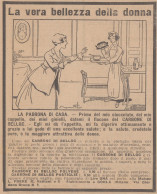 Carbone BELLOC - Vignetta - La Vera Bellezza Della Donna - 1923 Pubblicità - Pubblicitari