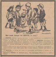 Dentifricio DENTOL - Vignetta - Gruppo Di Fanciulli - 1923 Pubblicità - Pubblicitari