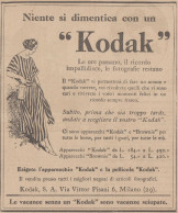 Niente Si Dimentica Con Un KODAK - 1923 Pubblicità - Vintage Advertising - Pubblicitari