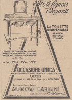 La Toilette Indispensabile Alfredo Cardini Omegna - 1923 Pubblicità Epoca - Pubblicitari