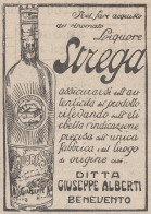 Liquore STREGA - Ditta Alberti - Benevento - 1925 Pubblicità - Vintage Ad - Publicités