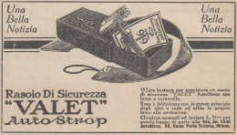 Rasoio Di Sicurezza VALET AutoStrop - 1925 Pubblicità Epoca - Vintage Ad - Publicités