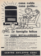 Coke Metallugico - Centro Sviluppo Coke - 1964 Pubblicità - Vintage Ad - Reclame