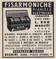 Fisarmoniche Bagnini - 1964 Pubblicità Epoca - Vintage Advertising - Werbung