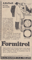 FORMITROL - Affollati Ad Uno Sportello... - 1939 Pubblicità - Vintage Ad - Reclame