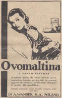 OVOMALTINA - Illustrazione - 1940 Pubblicità Epoca - Vintage Advertising - Werbung