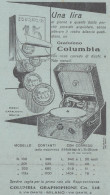 Grafofono COLUMBIA - Soldi - Monete - 1931 Pubblicità Epoca - Vintage Ad - Reclame