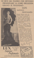 Sapone LUX - 1931 Pubblicità Epoca - Vintage Advertising - Publicidad