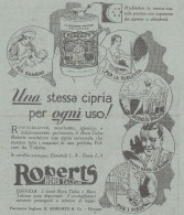 Borotalco ROBERTS - 1931 Pubblicità Epoca - Vintage Advertising - Reclame