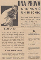 Crema Per Barba PALMOLIVE - 1931 Pubblicità Epoca - Vintage Advertising - Publicidad