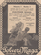 Polvere MAGA Idrofuga - 1931 Pubblicità Epoca - Vintage Advertising - Werbung