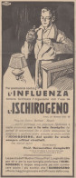ISCHIROGENO - Prof. Bernardino Lunghetti - 1931 Pubblicità - Vintage Ad - Publicidad