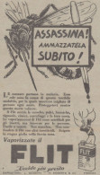 Insetticida FLIT - 1931 Pubblicità Epoca - Vintage Advertising - Reclame