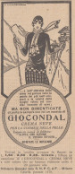 GIOCONDAL Crema Neve - 1931 Pubblicità Epoca - Vintage Advertising - Reclame