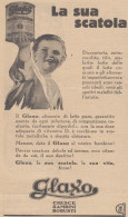 Alimento Di Latte Puro GLAXO - 1931 Pubblicità Epoca - Vintage Advertising - Publicidad