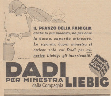 Dadi Per Minestra LIEBIG - 1931 Pubblicità Epoca - Vintage Advertising - Werbung