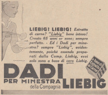 Dadi Per Minestra LIEBIG - 1931 Pubblicità Epoca - Vintage Advertising - Reclame