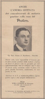 PROTON - Tobia Giuseppe Fu Sebastiano - Alcamo (TP) - 1930 Pubblicità  - Reclame