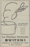 Pastina Glutinata BUITONI - 1930 Pubblicità Epoca - Vintage Advertising - Publicidad