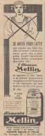 Alimento MELLIN - 1930 Pubblicità Epoca - Vintage Advertising - Werbung