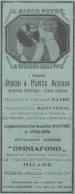 Omniafono - Il Disco Pathé - 1930 Pubblicità Epoca - Vintage Advertising - Werbung