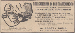 Grafonola COLUMBIA - 1930 Pubblicità Epoca - Vintage Advertising - Publicidad