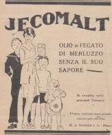 Olio Di Fegato Di Merluzzo JECOMALT - 1930 Pubblicità Epoca - Vintage Ad - Publicidad