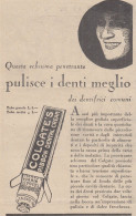 Dentifricio COLGATE - 1930 Pubblicità Epoca - Vintage Advertising - Publicités