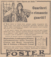 Pillole FOSTER Per I Reni - Figura - 1930 Pubblicità - Vintage Advertising - Reclame