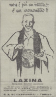 Lassativo LAXINA - 1930 Pubblicità Epoca - Vintage Advertising - Reclame