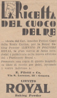 Lievito ROYAL - 1930 Pubblicità Epoca - Vintage Advertising - Advertising