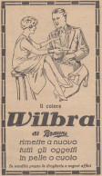 Tintura Wilbra Di Brauns - 1930 Pubblicità Epoca - Vintage Advertising - Advertising