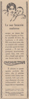 OVOMALTINA Figura Bimbo Con Mamma - 1930 Pubblicità - Vintage Advertising - Reclame