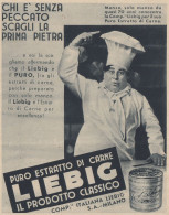 Puro Estratto Di Carne LIEBIG - 1934 Pubblicità Epoca - Vintage Ad - Werbung