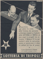 Lotteria Di TRIPOLI - 1934 Pubblicità Epoca - Vintage Advertising - Publicités