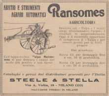 Talpa RANSOMES - 1932 Pubblicità Epoca - Vintage Advertising - Advertising