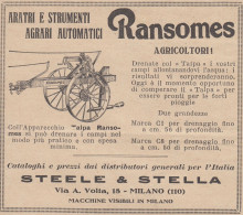 Talpa RANSOMES - 1932 Pubblicità Epoca - Vintage Advertising - Publicidad