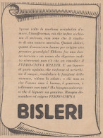 Liquore Ferro China BISLERI - 1931 Pubblicità Epoca - Vintage Advertising - Werbung