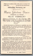 Bidprentje Grand-Leez - Simon Maria Ghislena (1880-1946) - Andachtsbilder