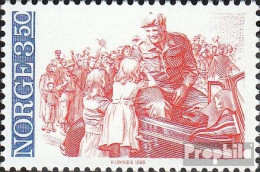 Norwegen 920 (kompl.Ausg.) Postfrisch 1985 Jahrestag Der Befreiung - Unused Stamps