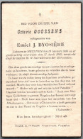 Bidprentje Heusden - Goossens Octavie (1886-1945) - Devotieprenten